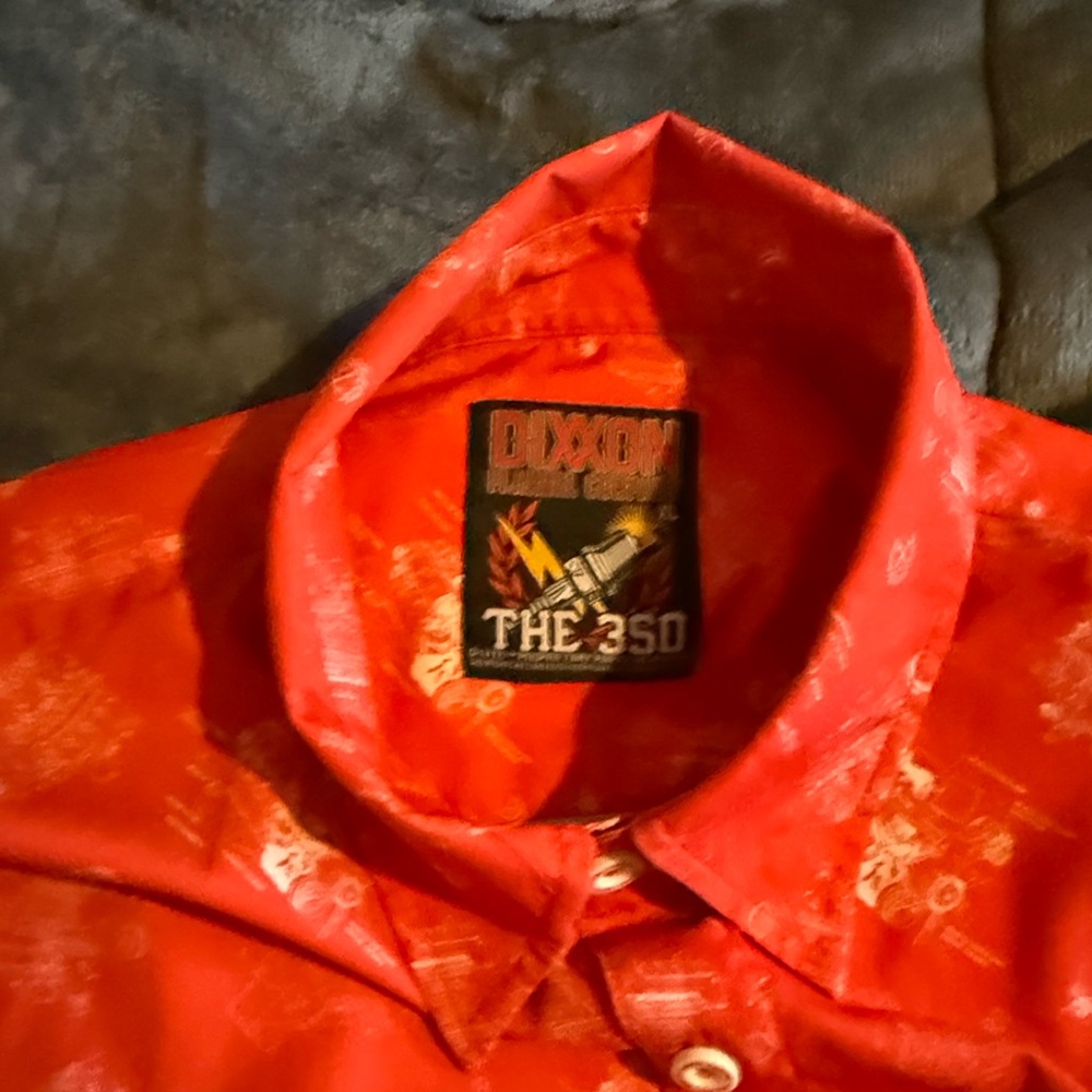 DIXXON Red Button-Up Shirt